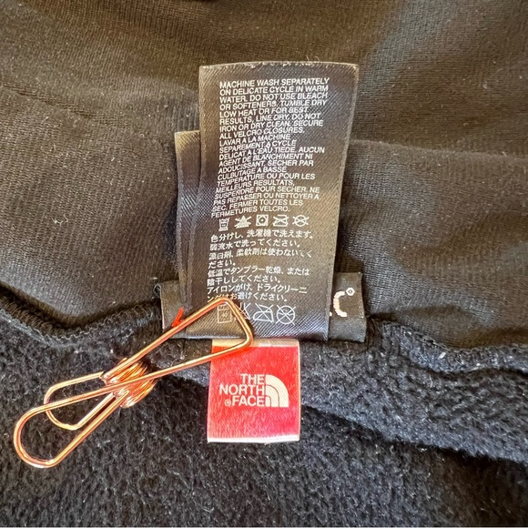 🎉HP🎉 Vintage The North Face Denali Black Polartec Full-Zip Fleece Jacket Large - Picture 12 of 14